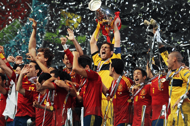 歐洲杯唯一一次衛冕的西班牙國家隊